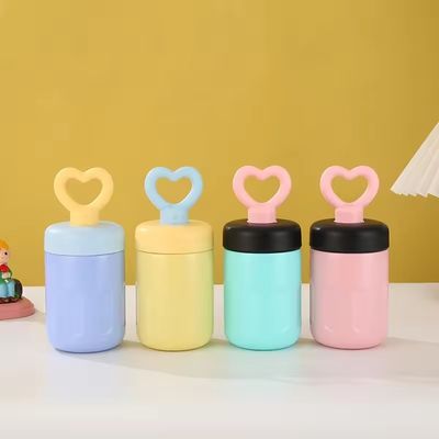 420ml モダンデザイン ポータブル トラベル サーモス カップ ハート ハンドルと真空タンブラー