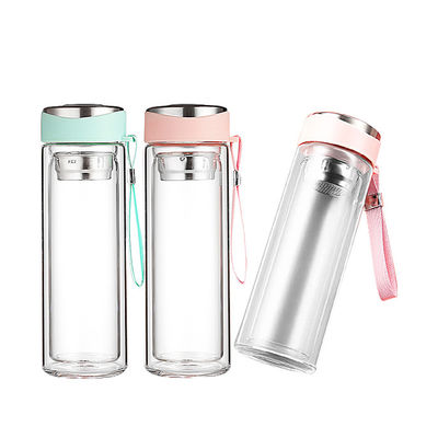 メーカー オーダーメイド ロゴ 贅沢なデザインスタイルのための320ml 双壁ガラスボトル