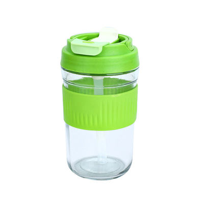400ml/550ml 多機能ガラス器具 漏れ防止 可愛いガラスコーヒーカップ