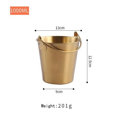パーティー用 304ステンレス シャンパン 氷のバケツ スナック バケツ フライドチキン バケツ
