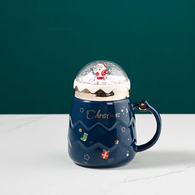 セラミックエナメルタンブラーセット クリスマスプレゼント用赤カップ コーヒーミルク水カップ機能