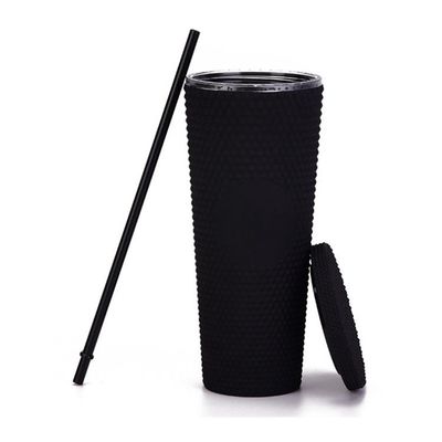 24オンス Modern Design ファッションカップ 防水 壁とストロー