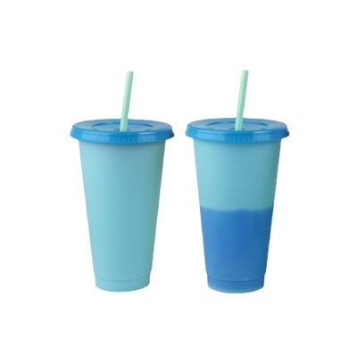 防水 16オンス 24オンス BPAフリー プラスチックコーヒーカップ 冷たい水のボトル