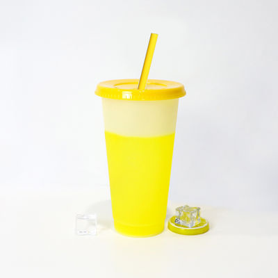 防水 16オンス 24オンス BPAフリー プラスチックコーヒーカップ 冷たい水のボトル