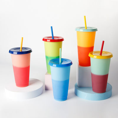 防水 16オンス 24オンス BPAフリー プラスチックコーヒーカップ 冷たい水のボトル