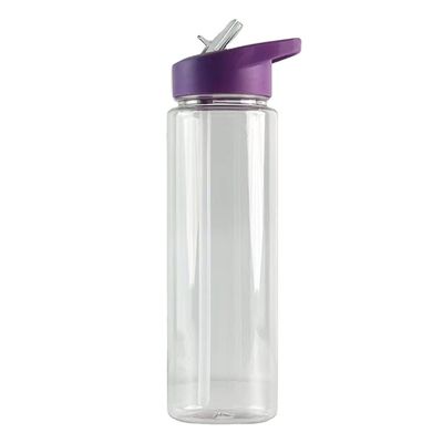 500ml クリアなBPAフリー ポータブル プロテインシェイカー カスタムロゴとフリップストロー