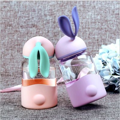 日常生活 家庭 子供 340ml 容量 カスタムロゴの可愛いウサギ耳カップ