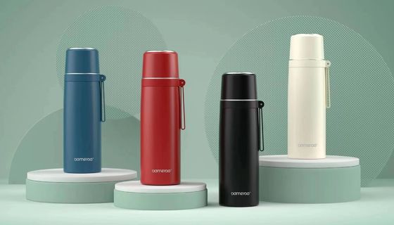 掃除用瓶 熱水器 500ml 容量 スタインレスの水瓶 オーダーメイドロゴ