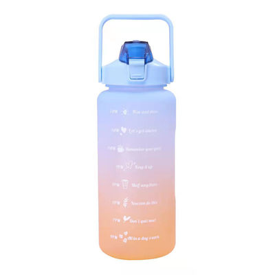 2L ポータブル 防水 プラスチック シャイカー ボトル パーソナライズ 色の 屋外スポーツ