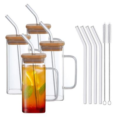 蓋付きのグラスカップ アイスコーヒー・ティーカップ