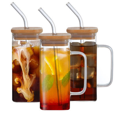 蓋付きのグラスカップ アイスコーヒー・ティーカップ