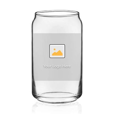 16オンス アイスコーヒーカップ バブルティーポップ缶 ビールワイン飲料 ガラスカップ ガラスストロー