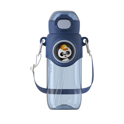 690ML 容量 ロープとラスティックな蓋付きの真青色ポータブルリークプローフカップ