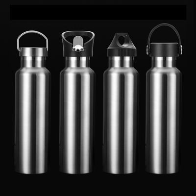 ステンレス真空用水杯 750ml 蓋付き 双壁メタル隔離型スポーツボトル