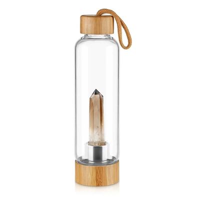 ビジネス ギフト 500ml 容量と魅力的なデザインの石の水晶ボトル