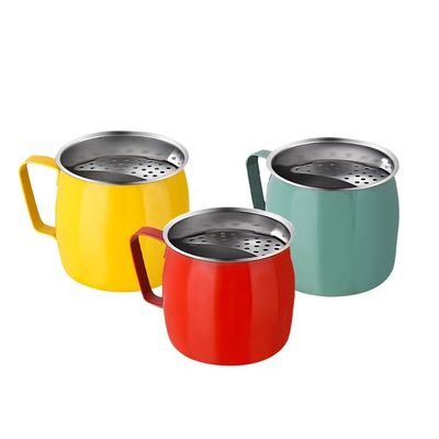 カスタマイズされた色 20オンスステンレスステール茶碗 パーティー用 再利用可能な半月フィルター 果物茶碗