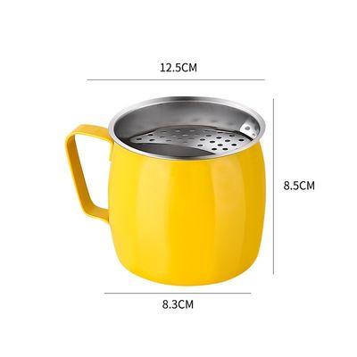 カスタマイズされた色 20オンスステンレスステール茶碗 パーティー用 再利用可能な半月フィルター 果物茶碗