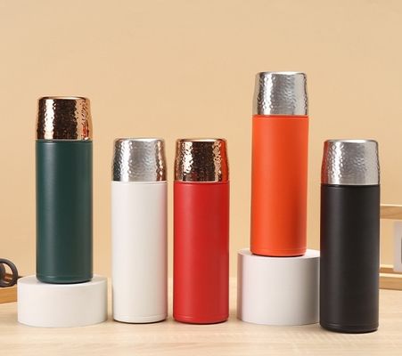 生産 ストレートカップ 316 ステンレス スチール スプリングキャップカップ 漏れ防止 屋外サーモス