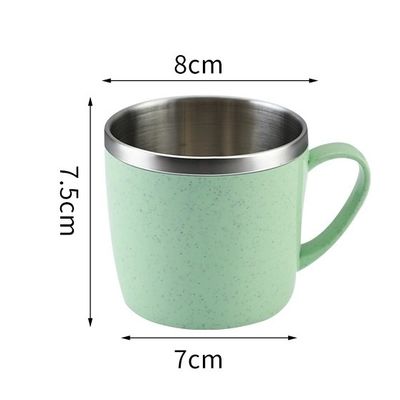 スタッドレスタイヤのコーヒーカップ 取っ手 220ml容量 子供のスナックと飲み物