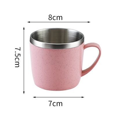 スタッドレスタイヤのコーヒーカップ 取っ手 220ml容量 子供のスナックと飲み物