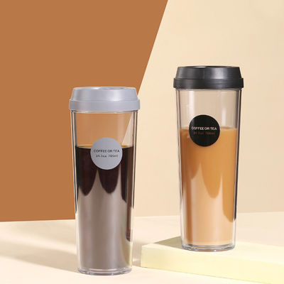 320ml/420ml/520ml/700ml プラスチックのボトル 双壁式 熱隔熱水杯 4サイズ