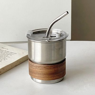 折りたたむハンドルと持続可能な材料のステンレスステールキャンプコーヒーカップ