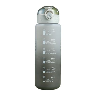 1000ml プラスチックのカップ 進歩的な色ボトル BPA フリー ストローのアウトドアフィットネススポーツカップ