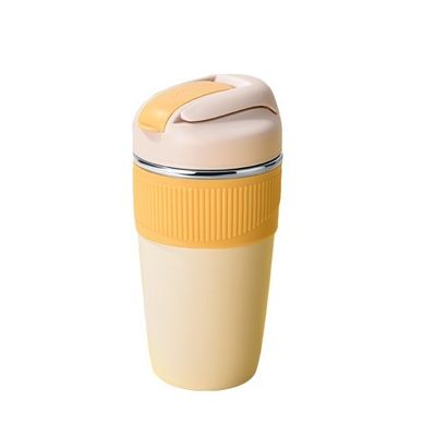 350ml 480ml 可愛いダブルウォール 旅行カップ カフェ 絶縁 タンブラー 真空 熱カップ ストロー