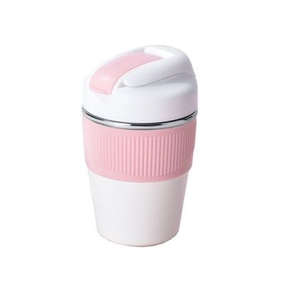 350ml 480ml 可愛いダブルウォール 旅行カップ カフェ 絶縁 タンブラー 真空 熱カップ ストロー