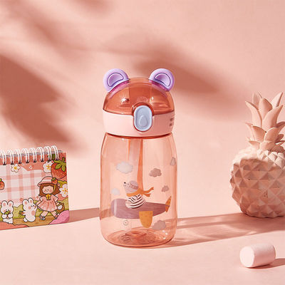 旅行 屋外活動 子供 プラスチックカップ 可愛い クリエイティブ 500ml 650ml 水瓶