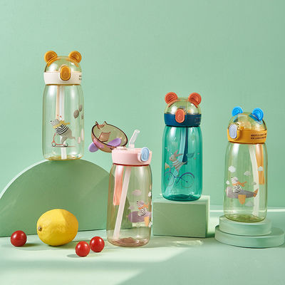 旅行 屋外活動 子供 プラスチックカップ 可愛い クリエイティブ 500ml 650ml 水瓶