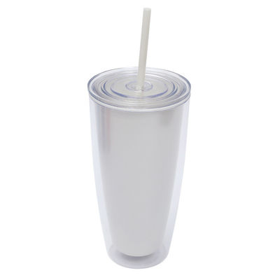 オーダーメイドロゴ 750ml オープンアクティビティのためのシンプル透明プラスチックカップ