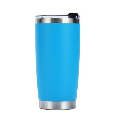 旅行用の蓋付き 固定式 20Oz ステンレス タンブラー