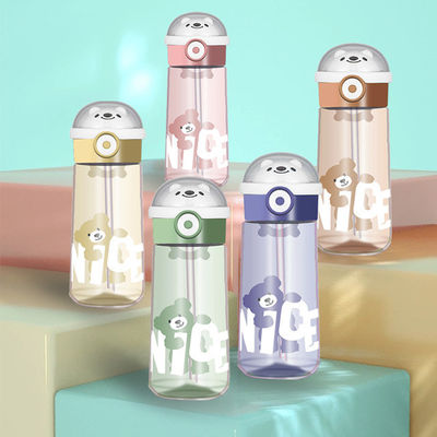 ストロータイプ 480ml/620ml 子供用 プラスチック用 水杯 ジム用 スポーツ用 旅行 キャンプ ハイキング