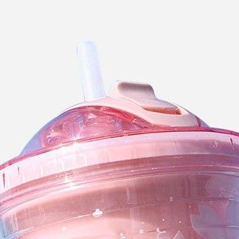 アウトドアキャンプ必需品 480ml プラスチック水瓶 オーダーメイドパターンとストロー