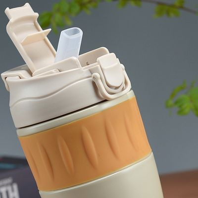 500ml ダブルウォールステンレスステール 吸着用 吸管容量 500ml