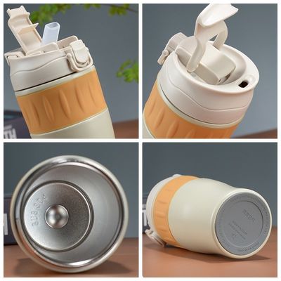 500ml ダブルウォールステンレスステール 吸着用 吸管容量 500ml