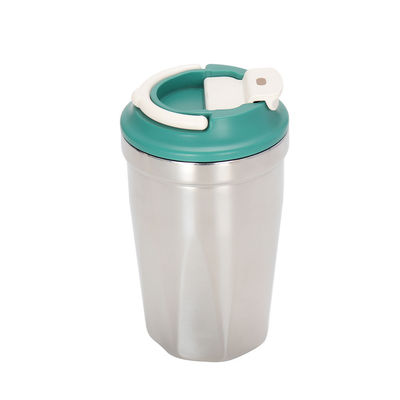 オーダーメイド カラー 420ml ダブルウォール 熱カップ 屋外旅行とコーヒー飲み人