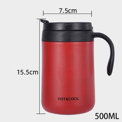 受け入れられるOEM/ODM 350ml/500ml コーヒーや紅茶旅行のためのステンレス鋼熱カップ