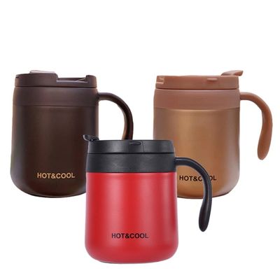 受け入れられるOEM/ODM 350ml/500ml コーヒーや紅茶旅行のためのステンレス鋼熱カップ