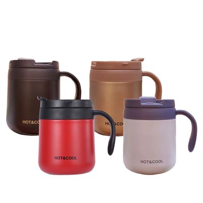 受け入れられるOEM/ODM 350ml/500ml コーヒーや紅茶旅行のためのステンレス鋼熱カップ
