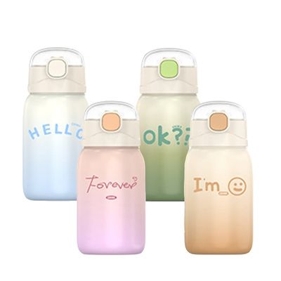 学生用 携帯型 350/450ml ステンレス ステンレス ストロー と 熱隔熱 タンブラー