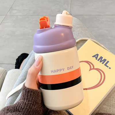500ml 316 ステンレス 旅行用水杯 スポーツや学生に最適
