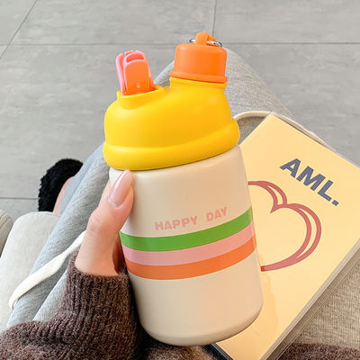 500ml 316 ステンレス 旅行用水杯 スポーツや学生に最適