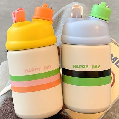 500ml 316 ステンレス 旅行用水杯 スポーツや学生に最適