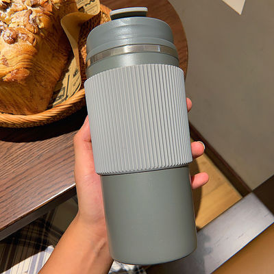 ポータブル・リーク・プルーフ 450ml カフェ・タンブラー カスタム・ロゴ 真空型ステンレス