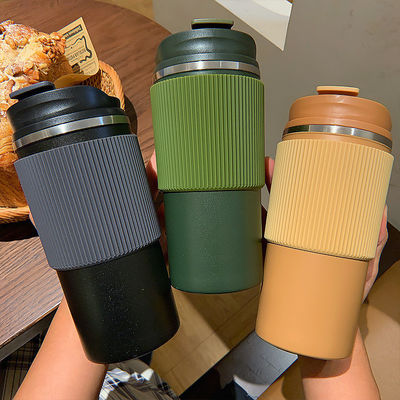 450ML 容量 オーダーメイド ロゴ ステンレス スチール コーヒー カップ 屋外 真空 熱水 隔熱