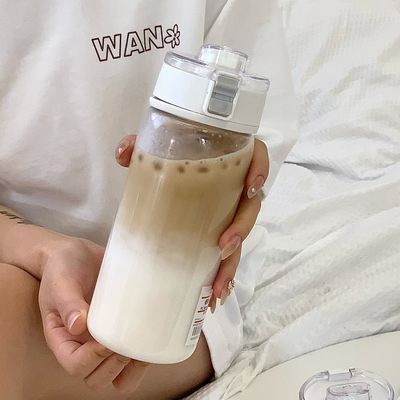 透明な旅行カップ アクリル キッズ 水瓶 高容量 環境に優しい素材