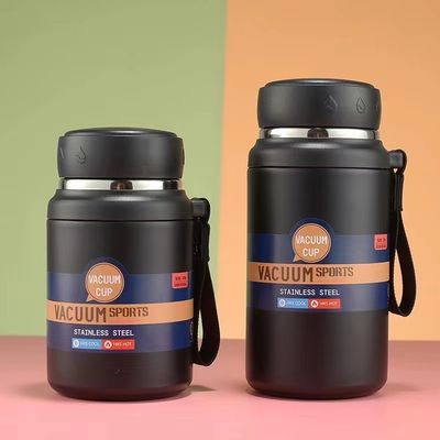 ミニマリストデザインスタイル 750ml/1000ml 携帯キャンプ用ステンレスステールサーモスカップ