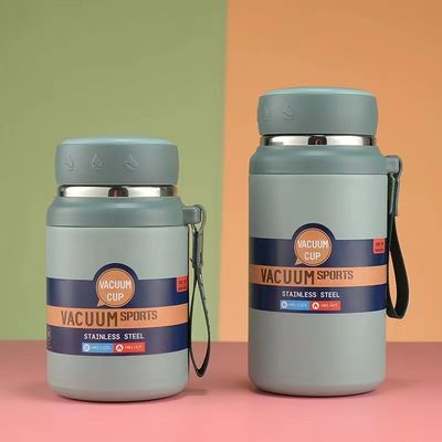 ミニマリストデザインスタイル 750ml/1000ml 携帯キャンプ用ステンレスステールサーモスカップ
